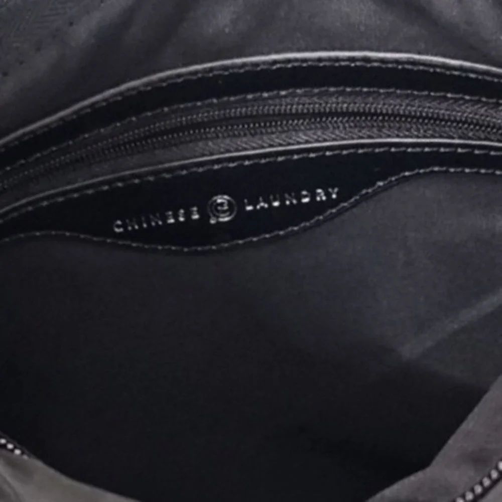 Chinese Laundry Hobo Bag Quilted Padded‎ Shoulder Bag Everyday Carry Black